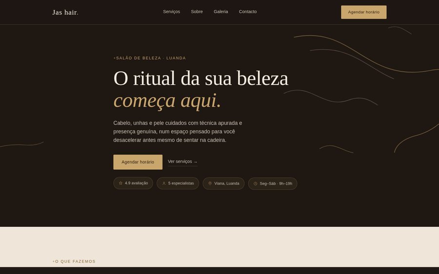 Jas Hair — Salão de Beleza